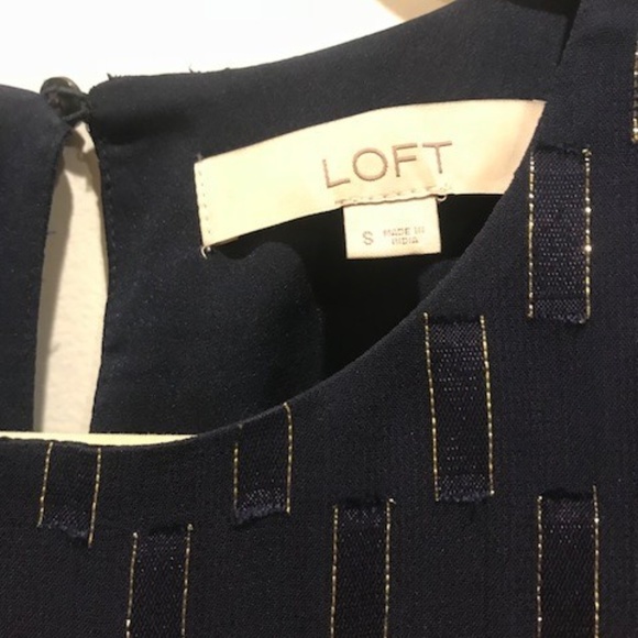 LOFT Navy Dress - Picture 5 of 5